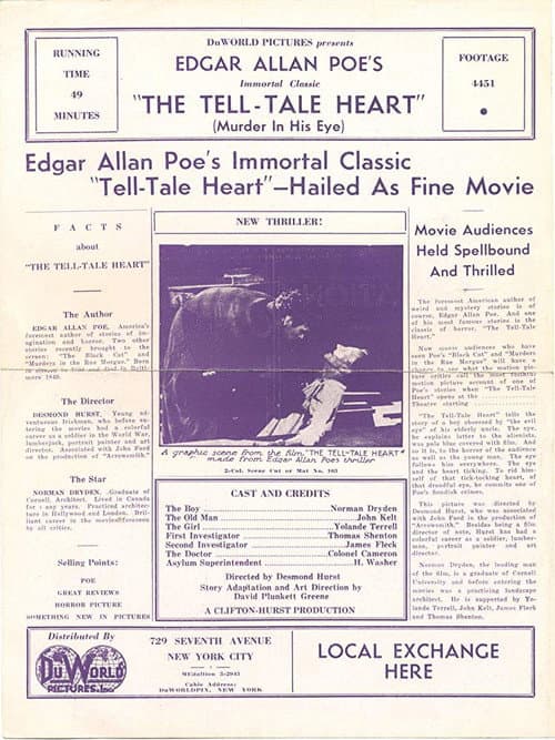 Poster for The Tell-Tale Heart