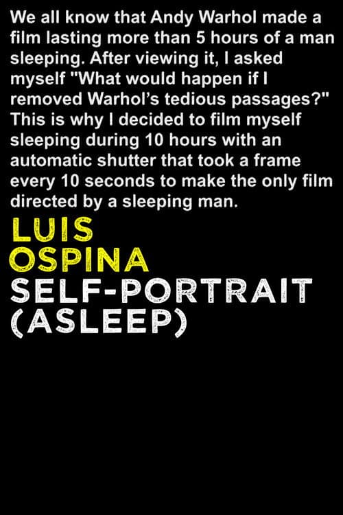 Poster for Self-Portrait (Asleep)