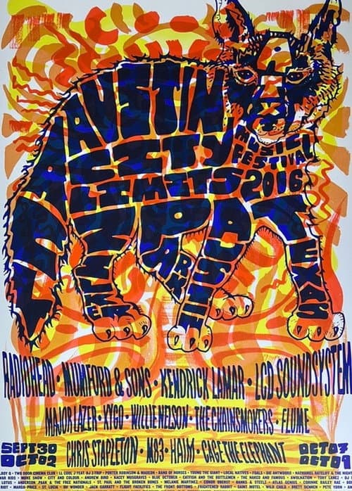 Poster for Radiohead: Austin City Limits Music Festival 2016