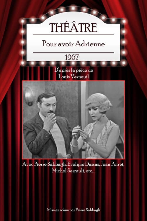 Poster for Pour avoir Adrienne