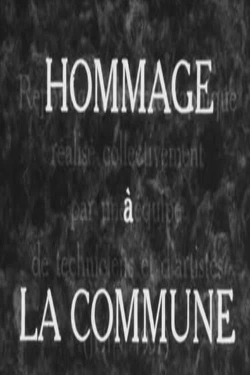 Poster for Hommage à la Commune