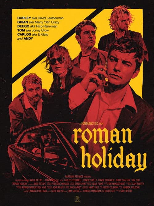 Poster for A Fontaines D.C. film: Roman Holiday