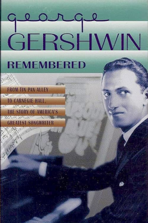 Poster for George Gershwin Remembered