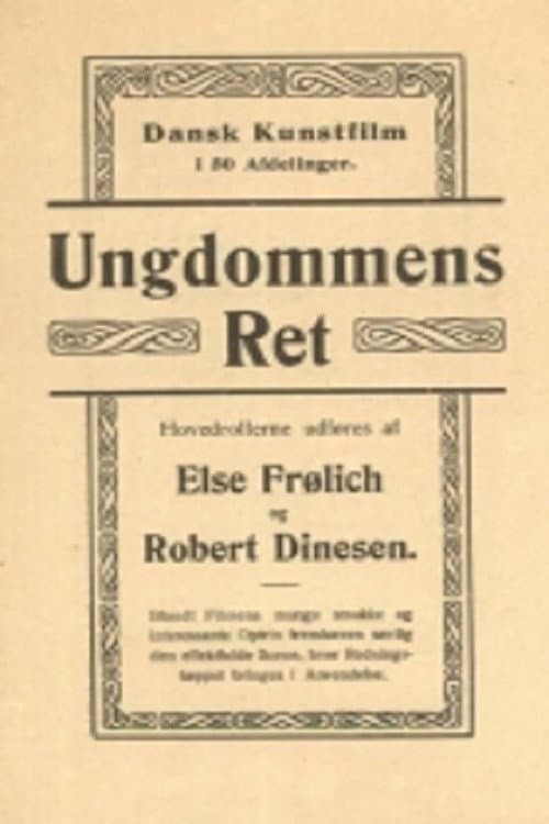 Poster for The Right of Youth