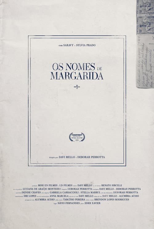 Poster for The Names of Margarida