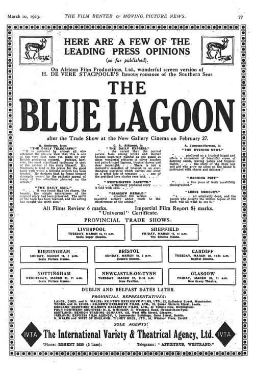 Poster for The Blue Lagoon