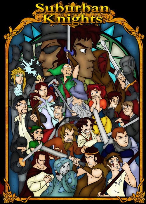 Poster for Suburban Knights
