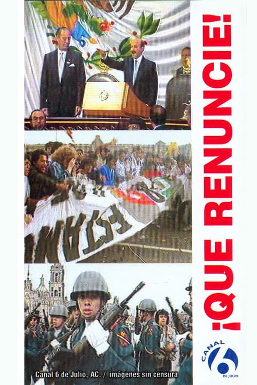 Poster for ¡Que renuncie!