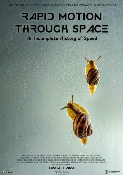 Poster for Rapid Motion Through Space: An Incomplete History of Speed
