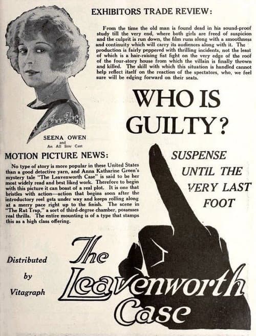 Poster for The Leavenworth Case