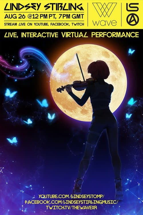 Poster for Lindsey Stirling - Artemis Virtual livestream VR concert