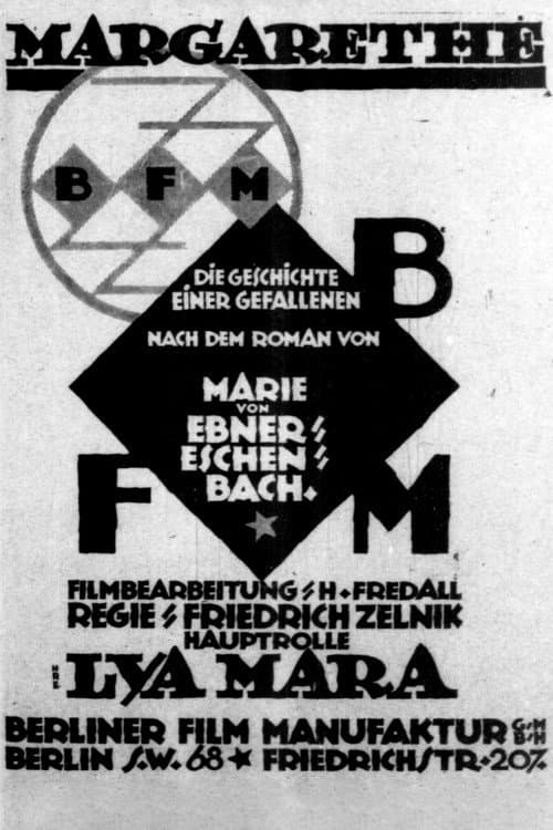 Poster for Margarete. Die Geschichte einer Gefallenen