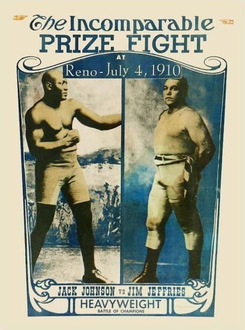 Poster for Jeffries-Johnson World's Championship Boxing Contest