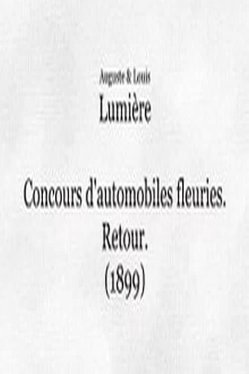 Poster for Fête de Paris 1899: Concours d’automobiles fleuries (retour)