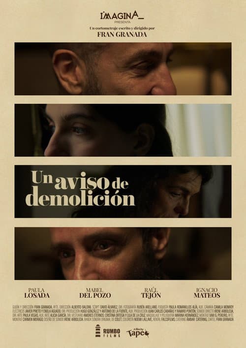 Poster for Un aviso de demolición