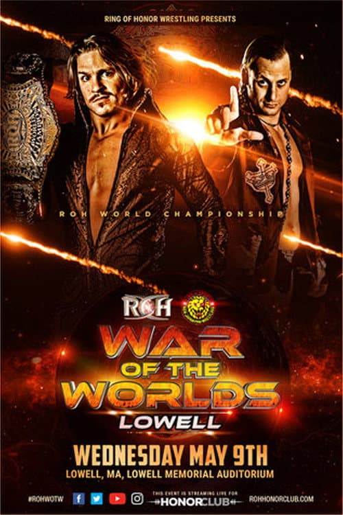 Poster for ROH & NJPW: War of The Worlds - Lowell