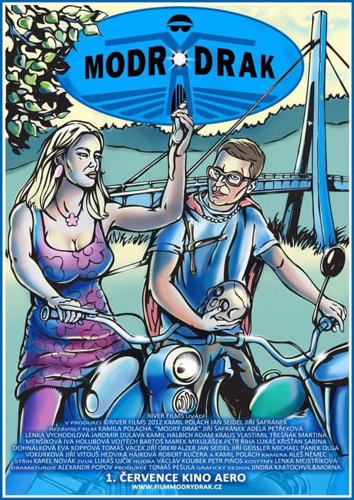 Poster for Modrý drak