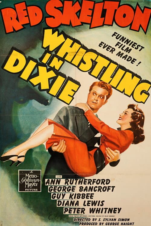 Poster for Whistling in Dixie
