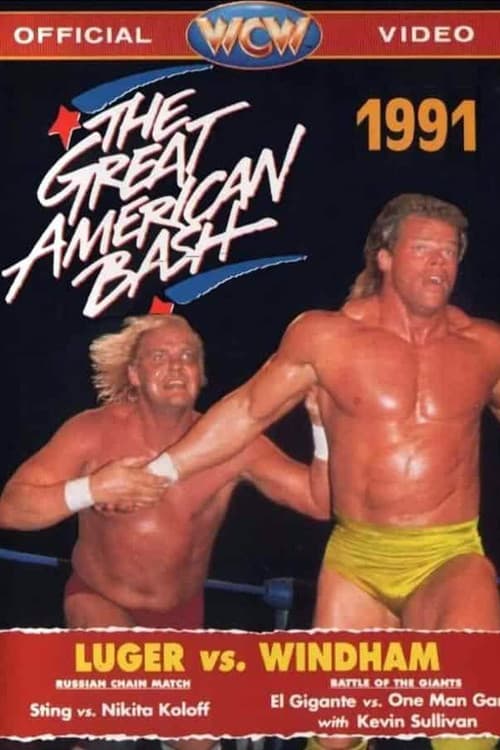 Poster for WCW The Great American Bash 1991