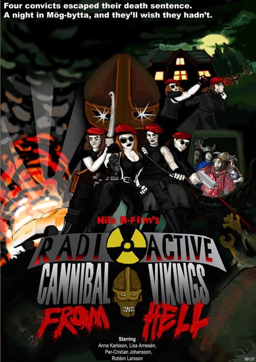 Poster for Radioactive Cannibal Vikings from Hell