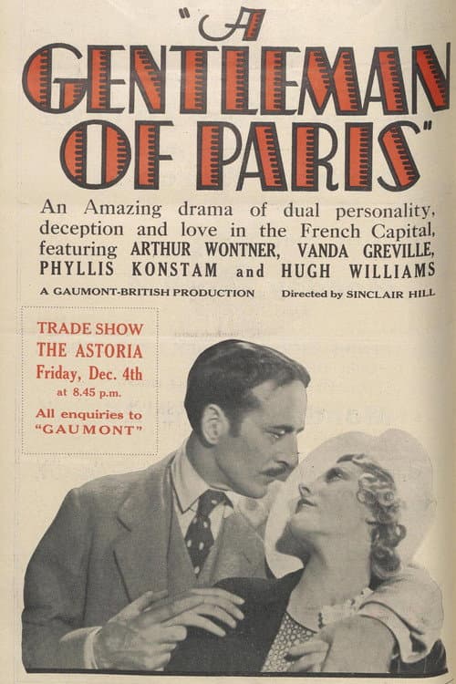 Poster for A Gentleman of Paris