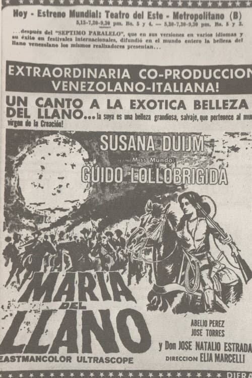 Poster for María del Llano