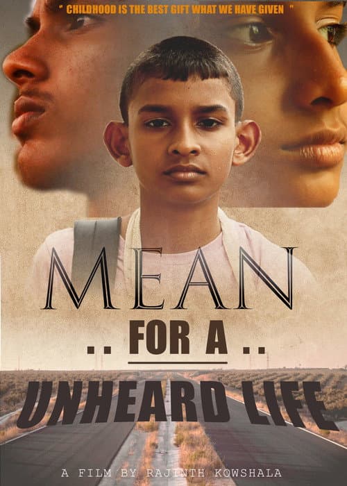 Poster for Mean for A Unheard Life