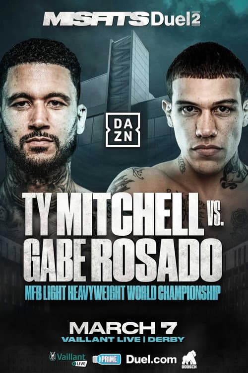 Poster for Ty Mitchell vs. Gabriel Rosado