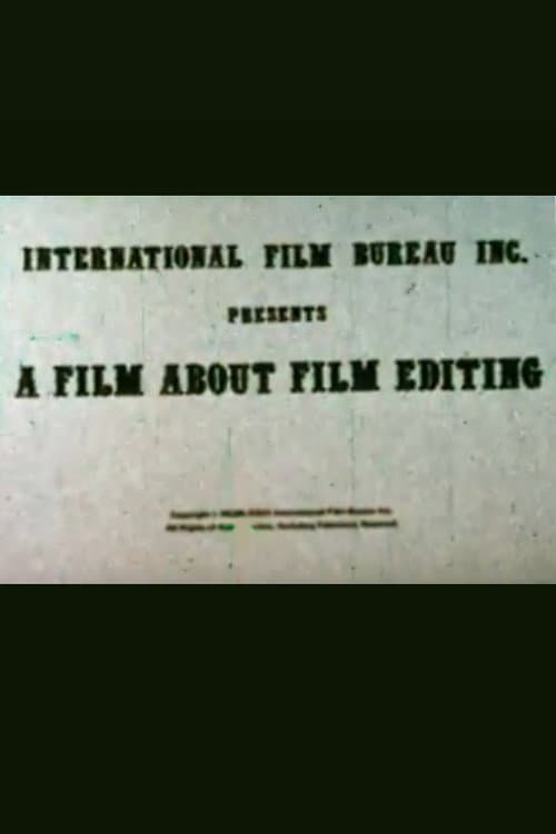 Poster for A Film About Film Editing
