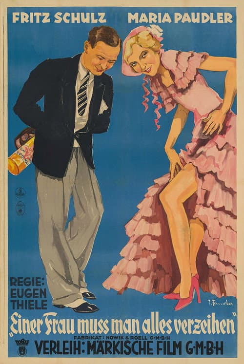 Poster for Einer Frau muß man alles verzeih'n