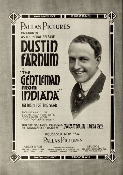 Poster for The Gentleman from Indiana