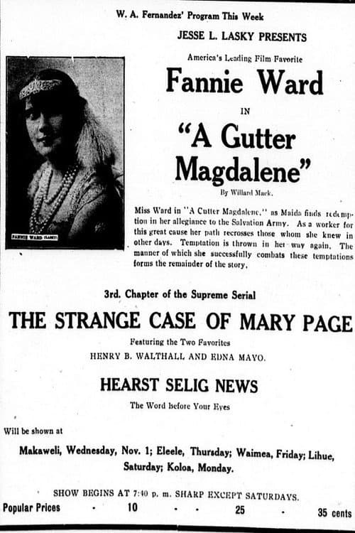 Poster for A Gutter Magdalene