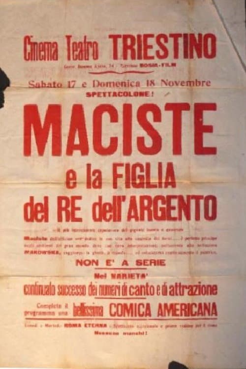Poster for Maciste e la figlia del re dell'argento