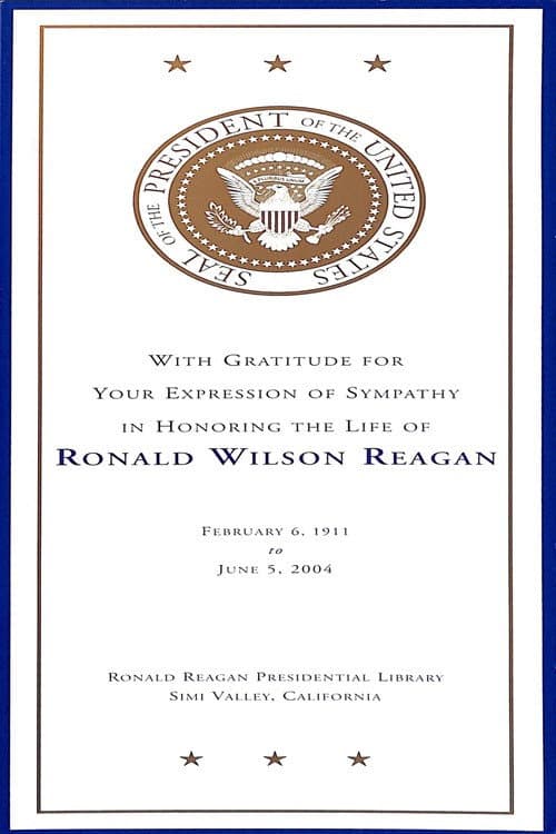 Poster for The State Funeral of Ronald Reagan