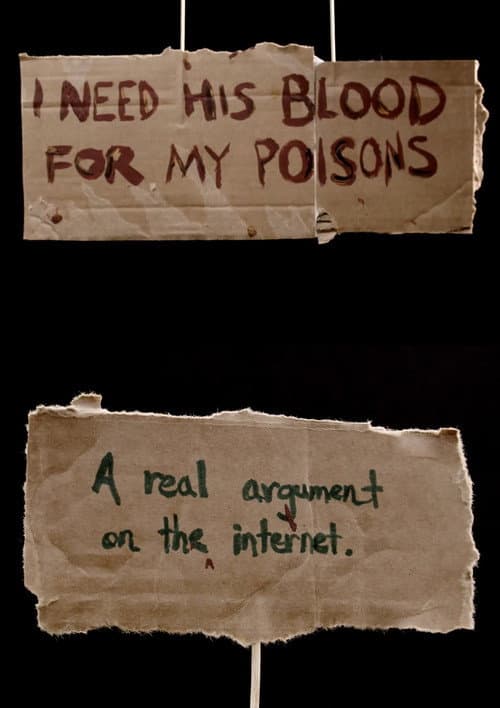 Poster for I Need His Blood for My Poisons