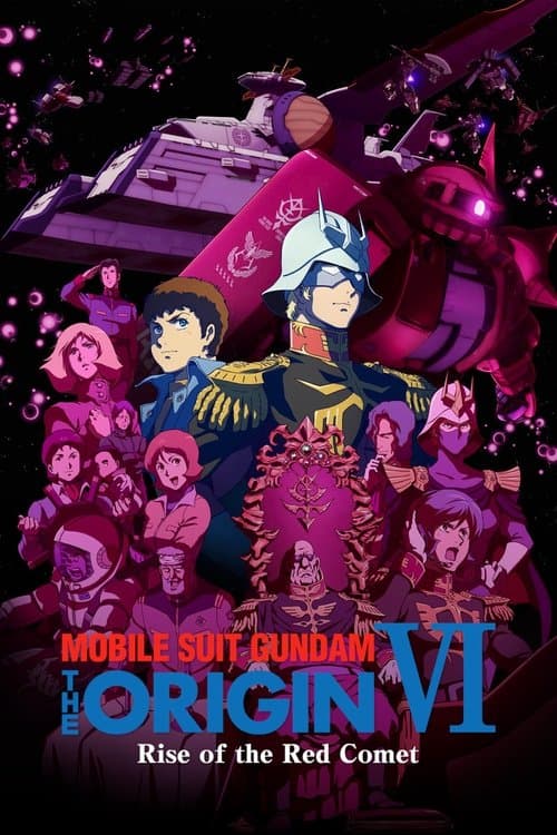 Poster for Mobile Suit Gundam: The Origin VI – Rise of the Red Comet
