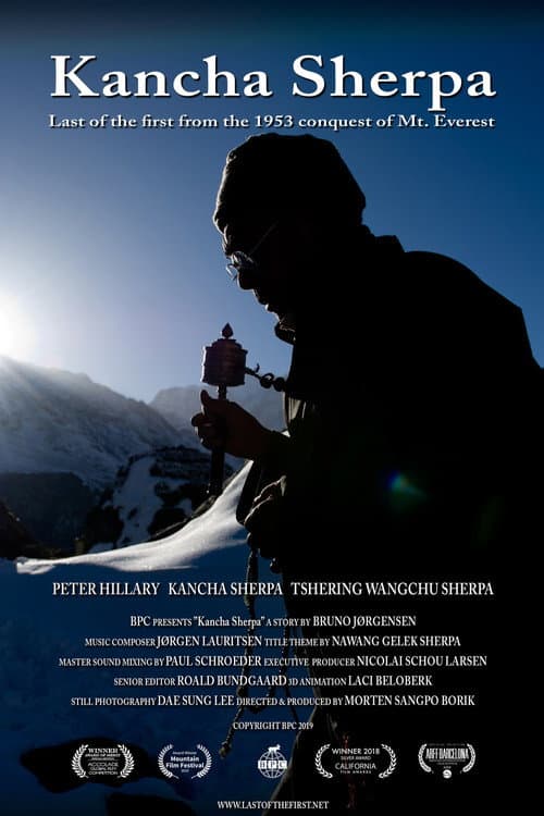 Poster for Kancha Sherpa: Last of the First from the 1953 Conquest of Mt Everest