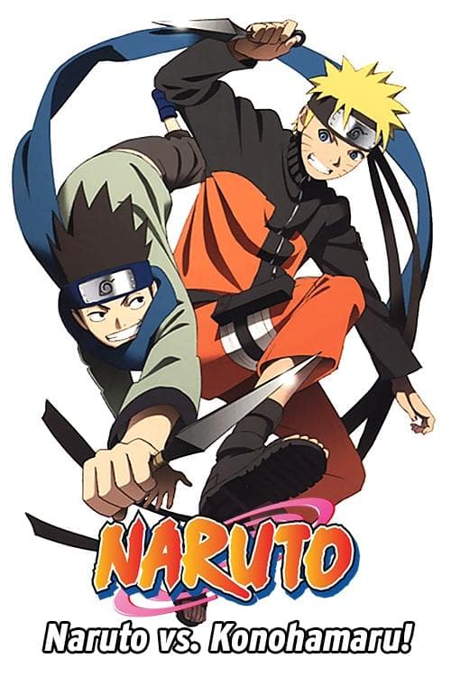 Poster for Naruto OVA 9: Chunin Exam on Fire! and Naruto vs. Konohamaru!