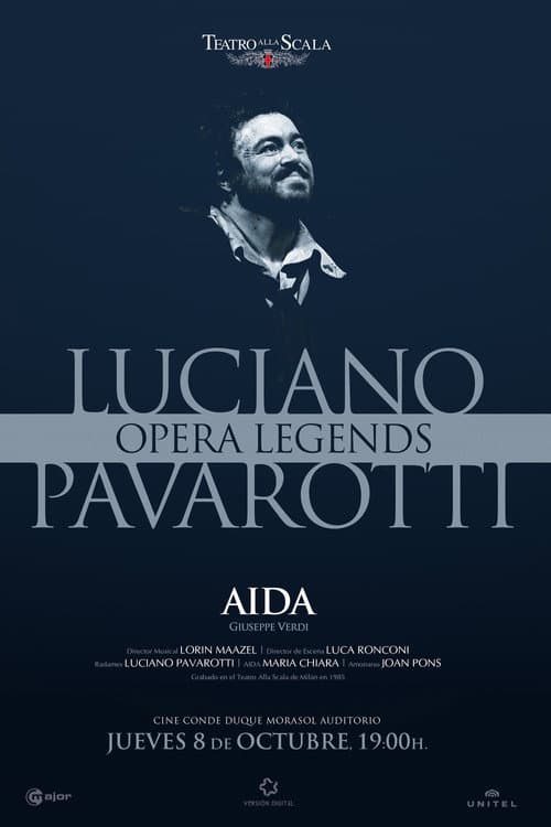 Poster for AIDA CON LUCIANO PAVAROTTI - OPERA LEGENDS