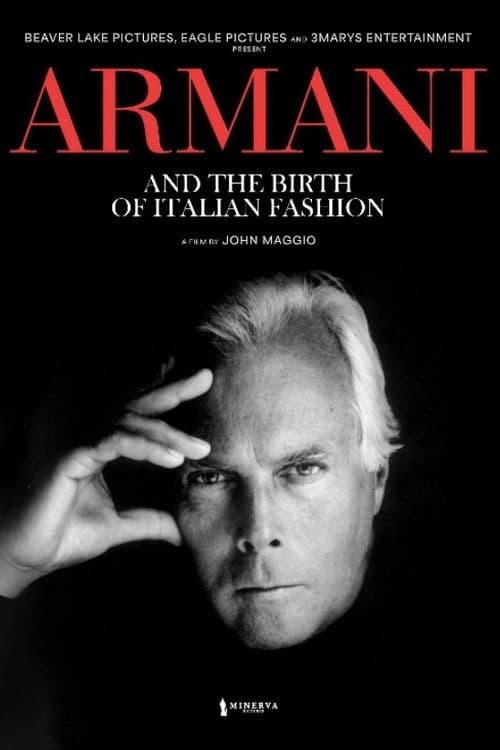 Poster for Armani and the Birth of Italian Fashion