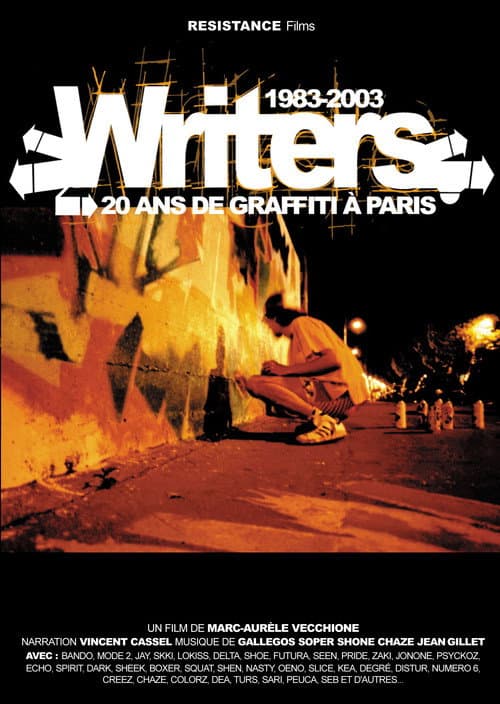 Poster for Writers : 1983-2003, 20 ans de graffiti à Paris