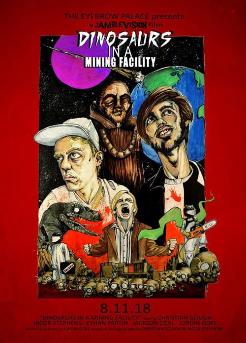 Poster for Dinosaurs In A Mining Facility