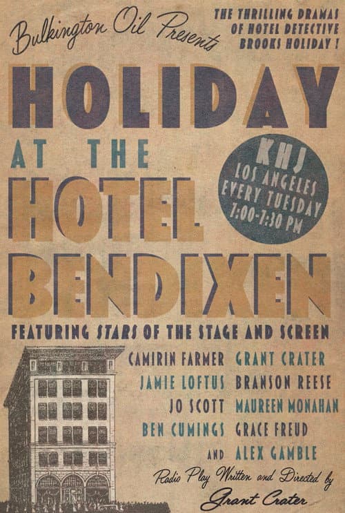 Poster for Holiday at the Hotel Bendixen