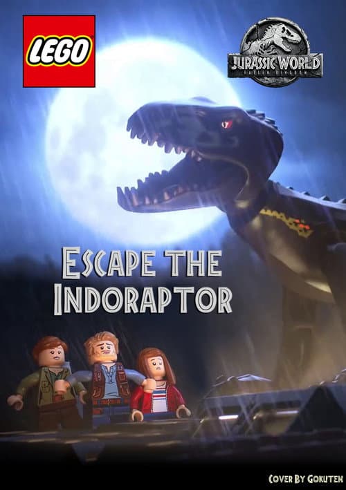 Poster for LEGO Jurassic World: Escape the Indoraptor