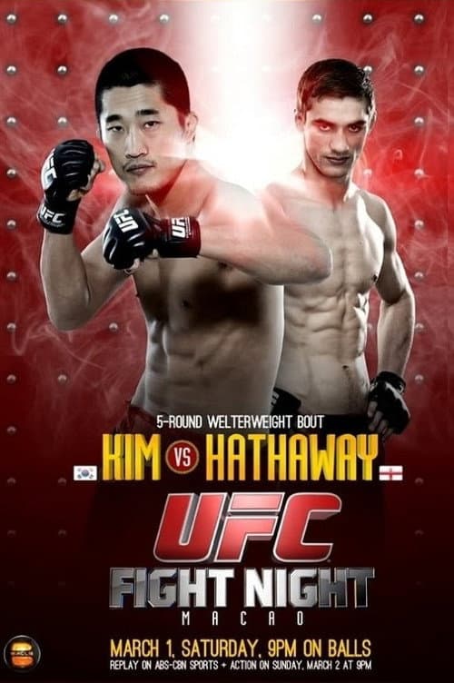 Poster for The Ultimate Fighter China Finale: Kim vs. Hathaway