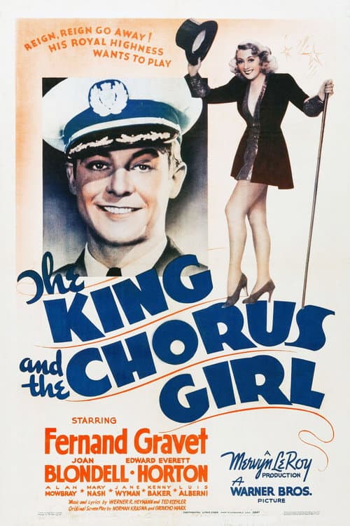 Poster for The King and the Chorus Girl