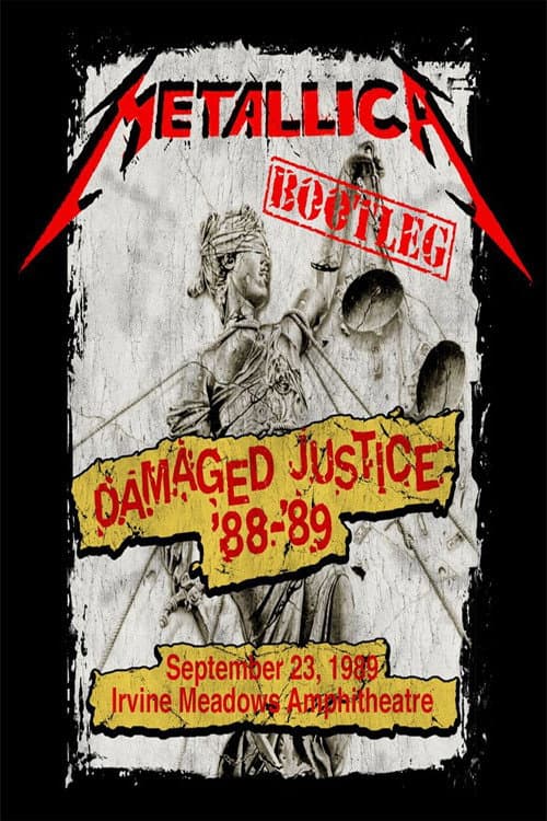 Poster for Metallica: Live in Irvine, California - September 23, 1989