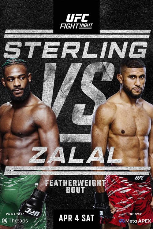 Poster for UFC Fight Night 274: Sterling vs. Zalal