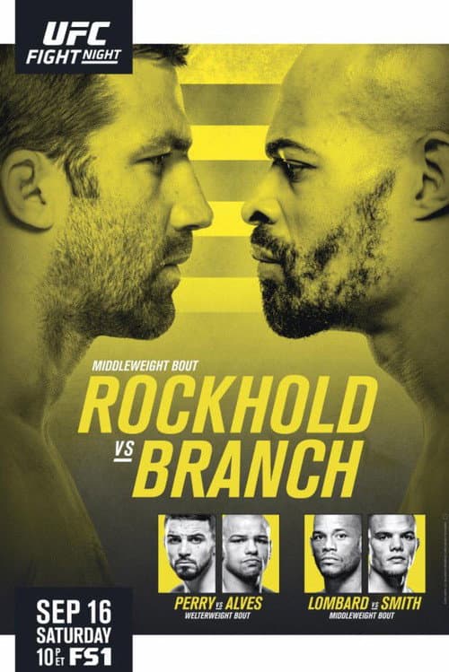 Poster for UFC Fight Night 116: Rockhold vs. Branch