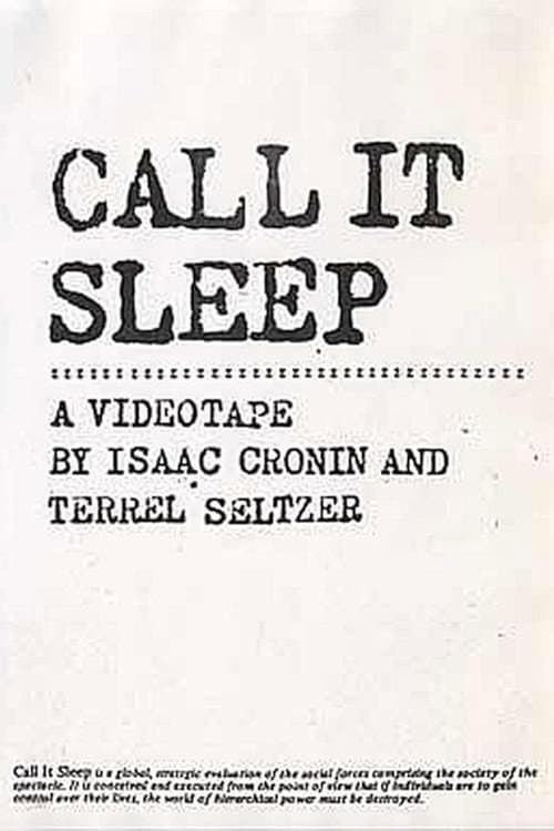 Poster for Call It Sleep